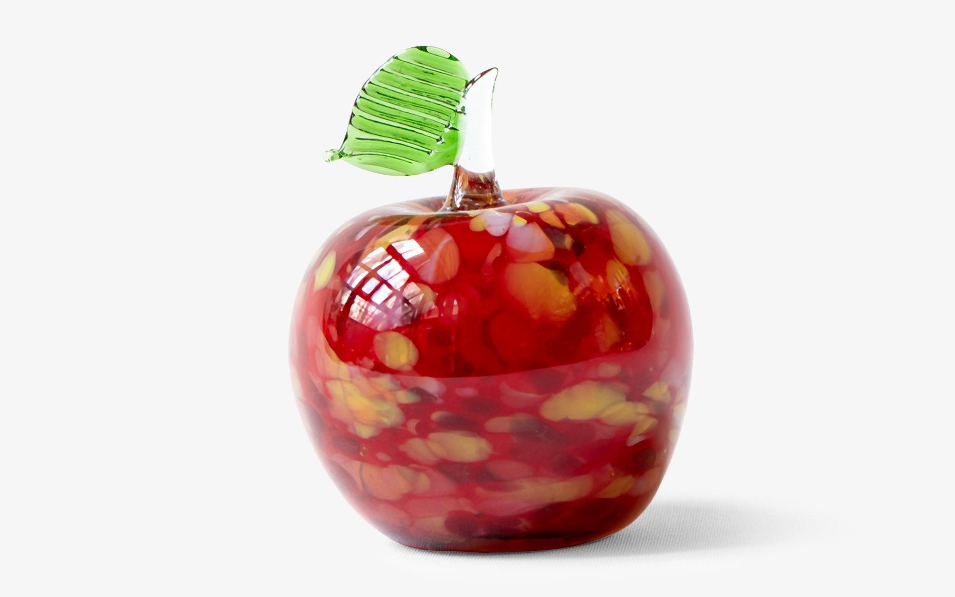 Red Murano Glass Apple - laguglobal