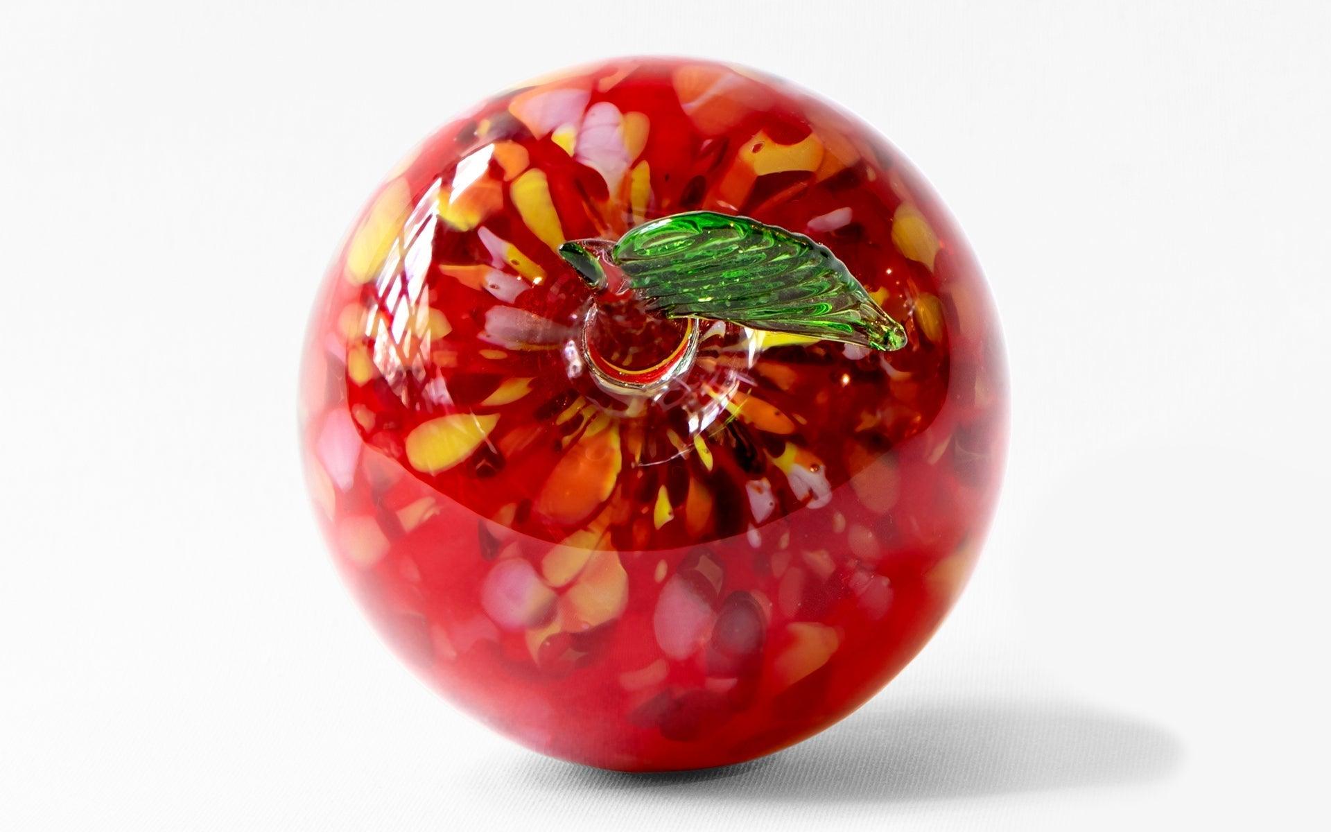 Red Murano Glass Apple - laguglobal