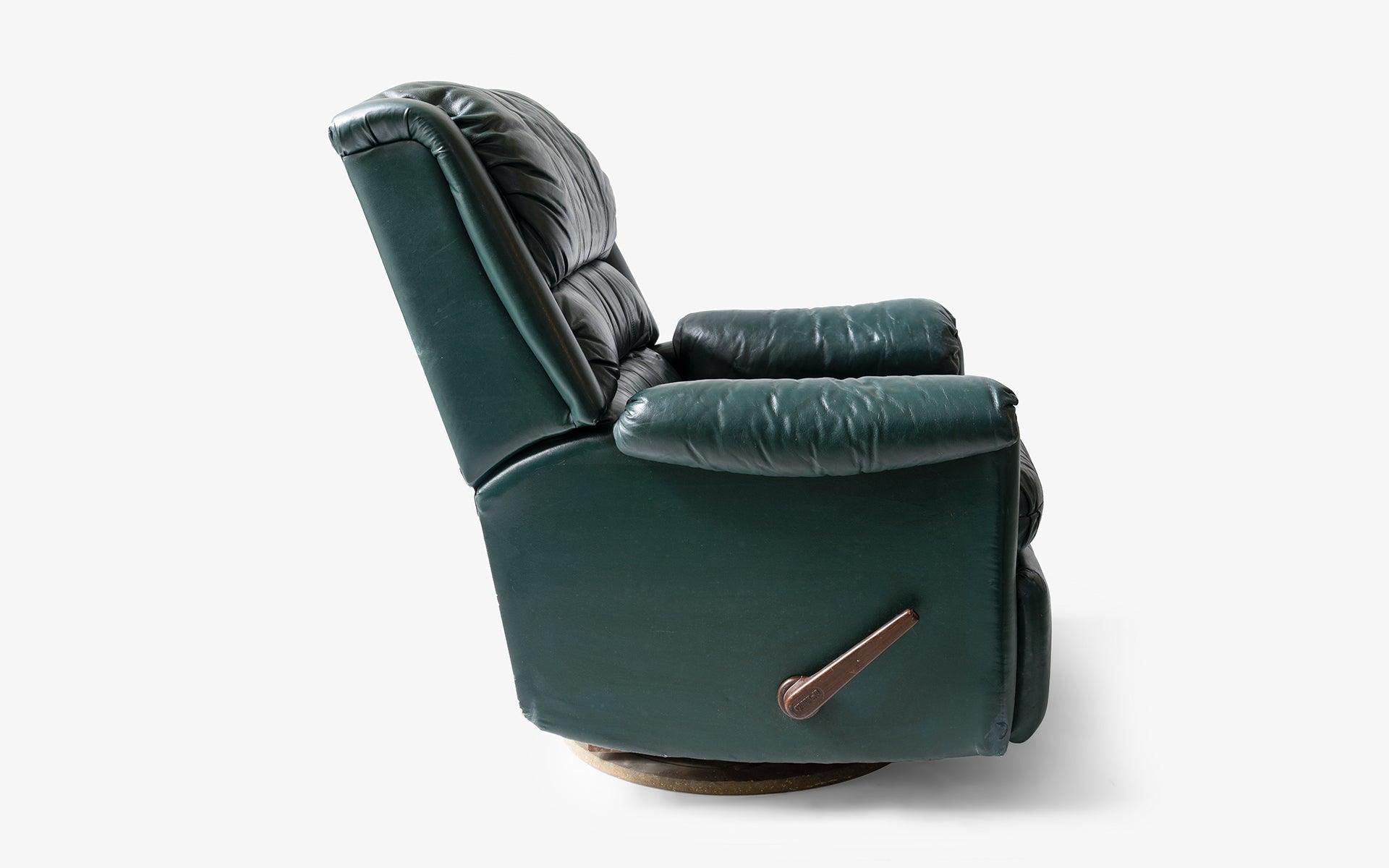 Vintage Leather TV Armchair - laguglobal