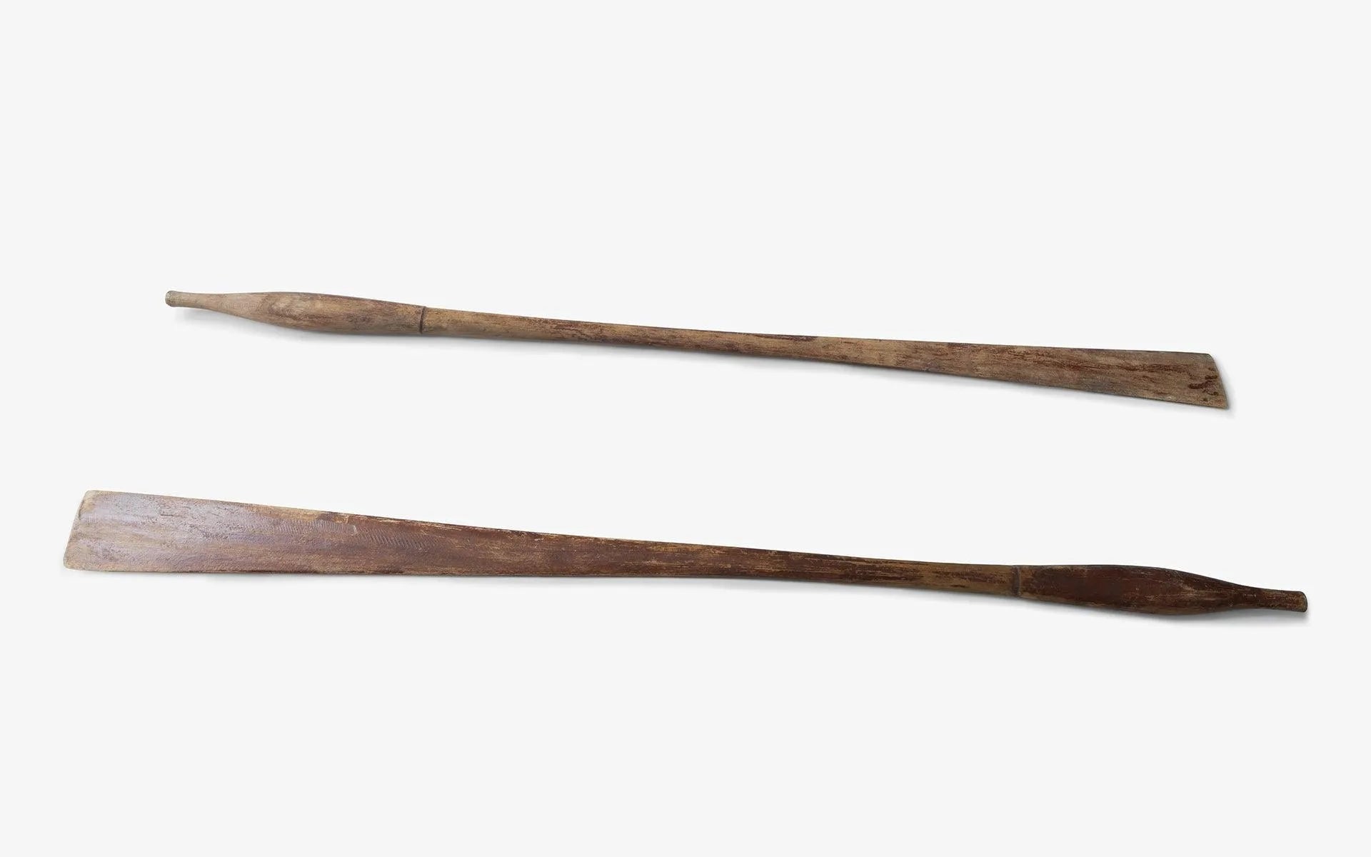 Vintage Wooden Boat Oar Set - laguglobal