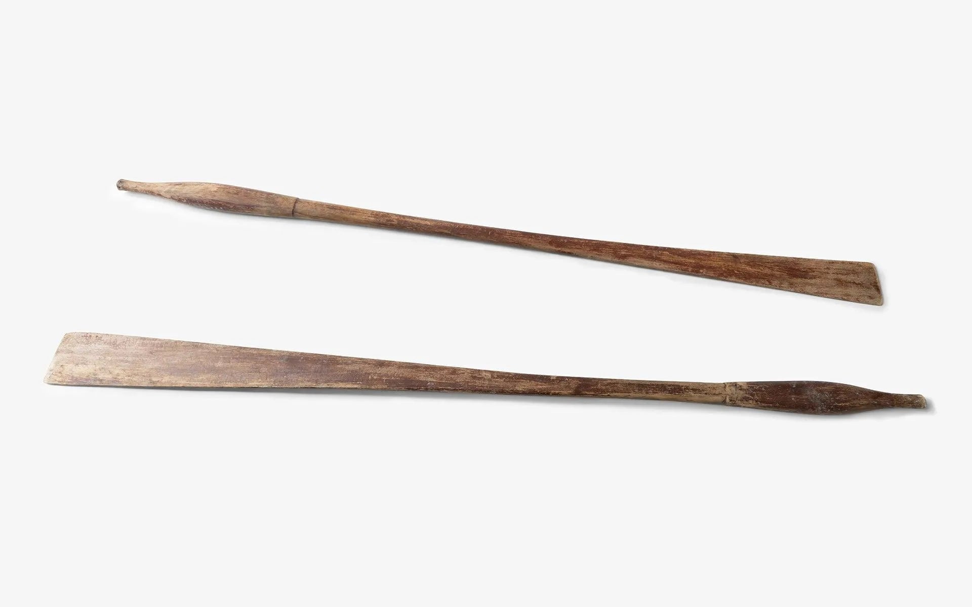 Vintage Wooden Boat Oar Set - laguglobal